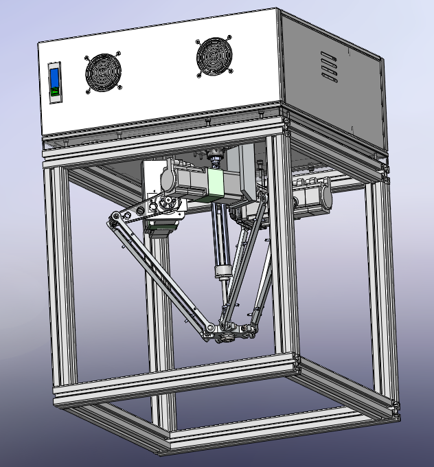 小型蜘蛛手（sw18可编辑+工程图+bom+电气）